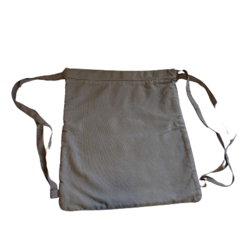 Backpack/Drawstring Bag, cotton, gray. - Picture 2 of 7
